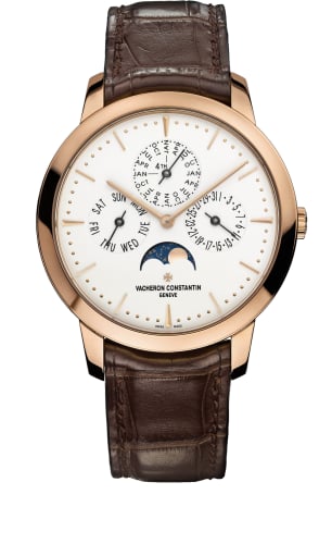 Vacheron Constantin Patrimony Perpetual Calendar Pink Gold / Silver