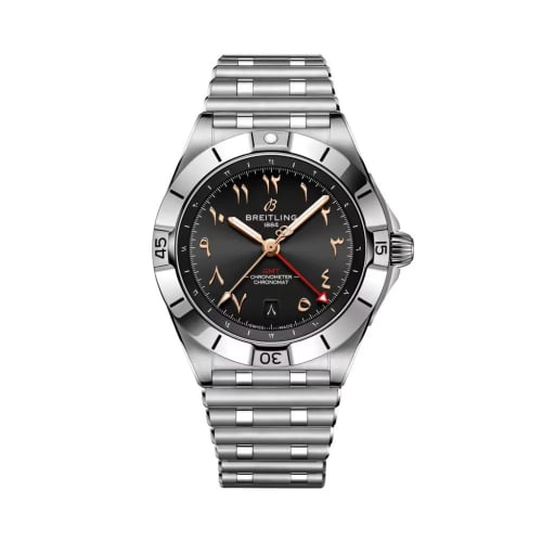 Breitling Chronomat 40 GMT Stainless Steel / Black / Qatar
