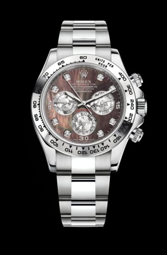 Rolex Cosmograph Daytona White Gold / Black MOP / Diamonds