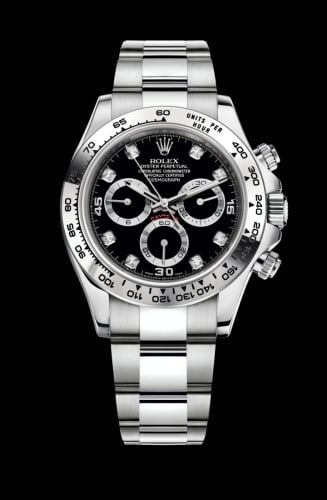 Rolex Cosmograph Daytona White Gold / Black - Diamond