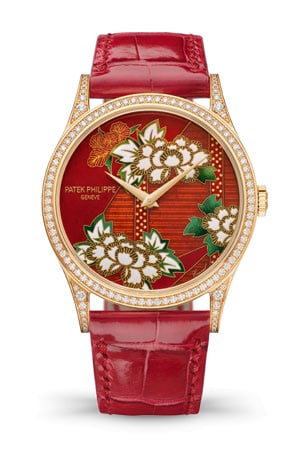 Patek Philippe Calatrava 5077 Kimonos with Floral Patterns