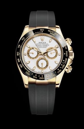 Rolex Cosmograph Daytona Yellow Gold / Cerachrom / White / Oysterflex