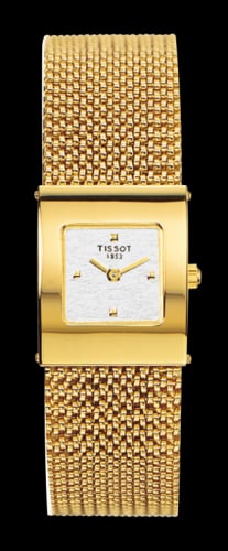 Tissot Bellflower Square Yellow Gold / Silver / Bracelet