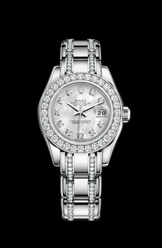 Rolex Datejust Pearlmaster 29 White Gold Diamond / MOP Diamond