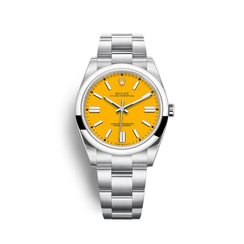 Rolex Oyster Perpetual 41 Stainless Steel / Yellow