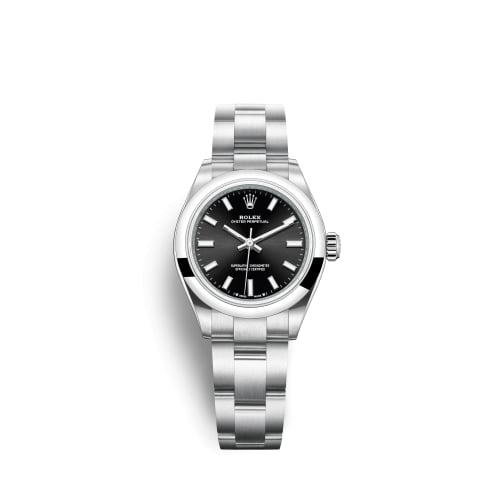 Rolex Oyster Perpetual 28 Stainless Steel / Black