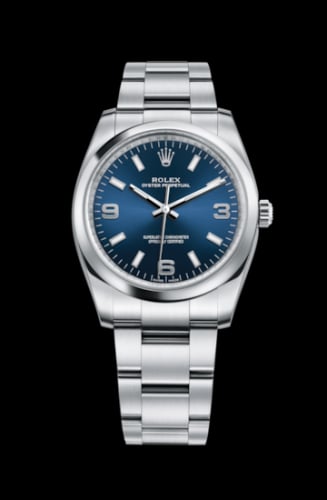 Rolex Oyster Perpetual 34 Blue Explorer