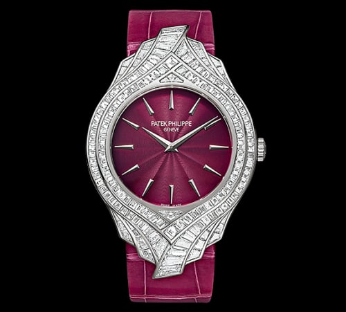 Patek Philippe Calatrava 4895 White Gold / Bordeaux