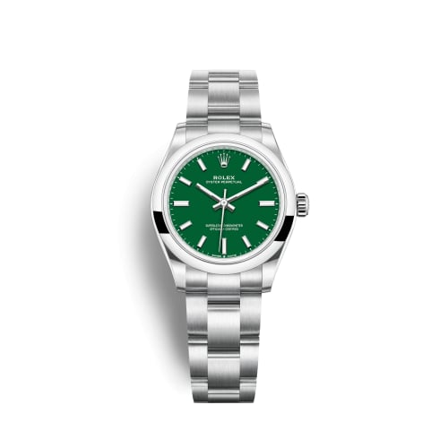 Rolex Oyster Perpetual 31 Stainless Steel / Green