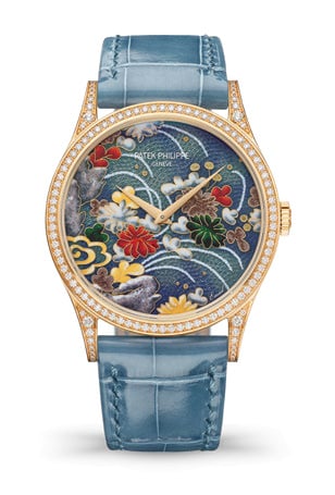 Patek Philippe Calatrava 5077 Kimonos with Floral Patterns