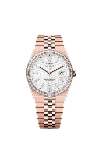 Rolex Land-Dweller 40 Everose - Baguette / White / Flat Jubilee