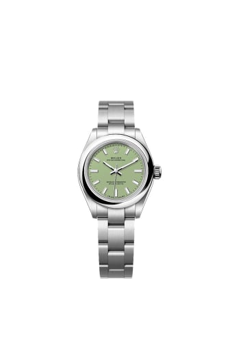 Rolex Oyster Perpetual 28 Stainless Steel / Pistachio