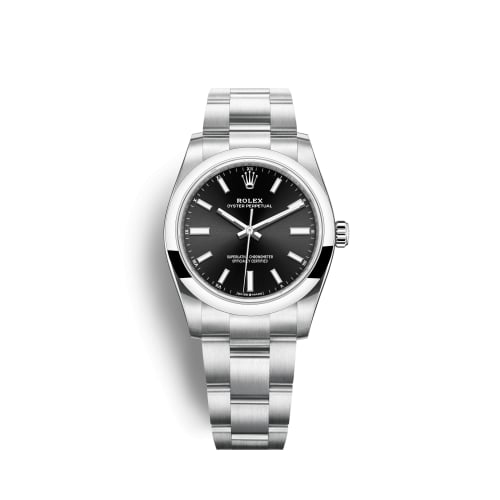 Rolex Oyster Perpetual 34 Stainless Steel / Black