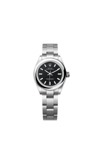 Rolex Oyster Perpetual 28 Stainless Steel / Black