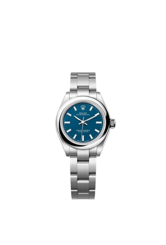 Rolex Oyster Perpetual 28 Stainless Steel / Med Blue