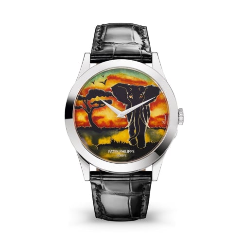 Patek Philippe Calatrava 5089 White Gold / African Elephant