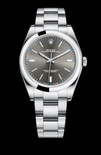 Rolex Oyster Perpetual 39 Dark Rhodium