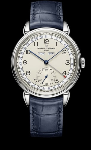 Vacheron Constantin Historiques Triple Calendrier 1942 Stainless Steel / Silver / Blue