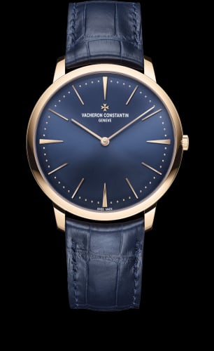 Vacheron Constantin Patrimony Contemporaine 40 Manual-Winding Pink Gold / Blue