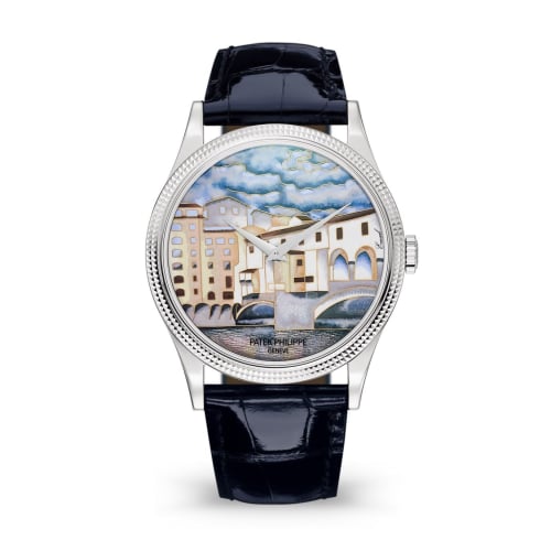 Patek Philippe Calatrava 5177G Italian Scenes / Ponte Vecchio