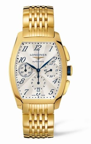 Longines Evidenza Chronograph Yellow Gold Bracelet