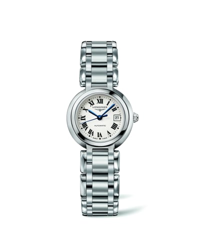 Longines PrimaLuna Automatic 26.5 Stainless Steel / Silver - Roman / Bracelet