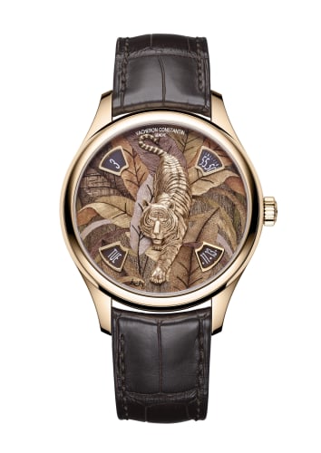 Vacheron Constantin Les Cabinotiers Majestic Tiger Pink Gold / Yellow Wood