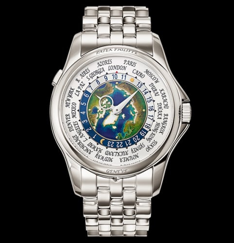 Patek Philippe World Time 5131/1 Platinum / Earth