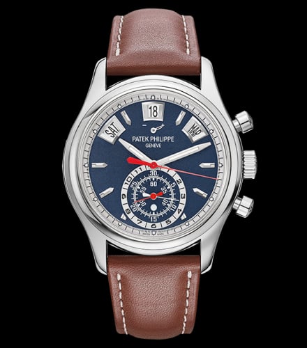 Patek Philippe Annual Calendar Chronograph 5960 White Gold / Blue