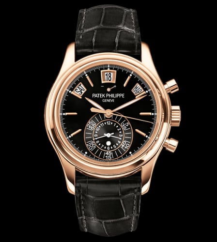 Patek Philippe Annual Calendar Chronograph 5960 Rose Gold / Black