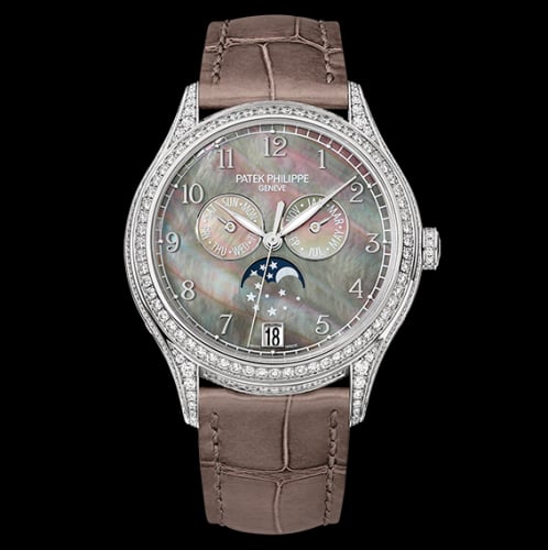 Patek Philippe Annual Calendar 4948 White Gold Black Mother of Pearl