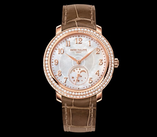 Patek Philippe Moonphase 4968 Rose Gold / White Mother of Pearl