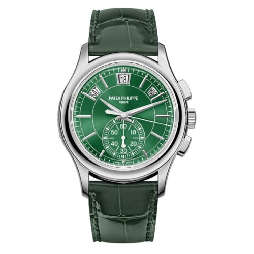 Patek Philippe Annual Calendar Chronograph 5905 Platinum / Green