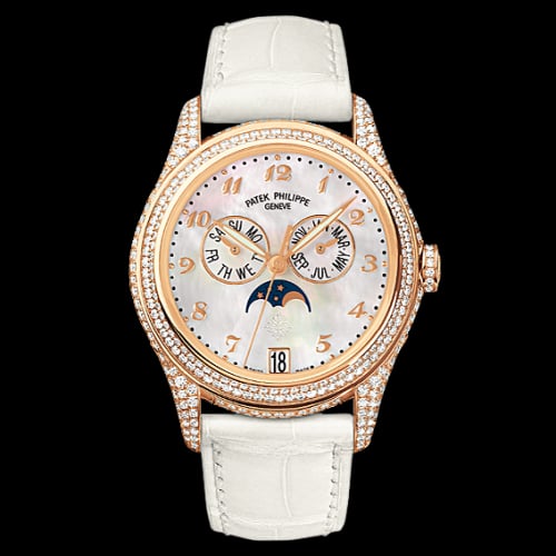 Patek Philippe Annual Calendar 4937 Rose Gold Diamond White Mother of Pearl