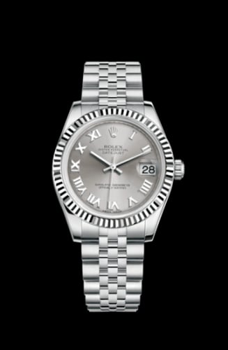 Rolex Datejust 31 Stainless Steel Fluted / Jubilee / Rhodium Roman