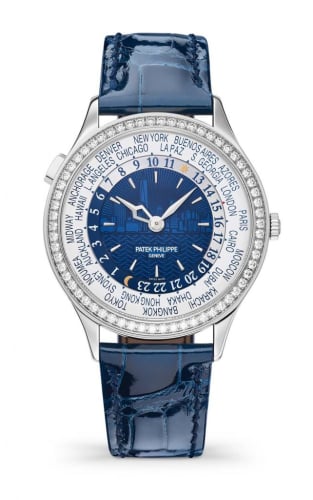 Patek Philippe World Time 7130 White Gold New York