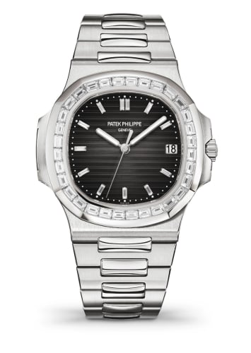 Patek Philippe Nautilus 5711 Platinum - Baguette / Grey