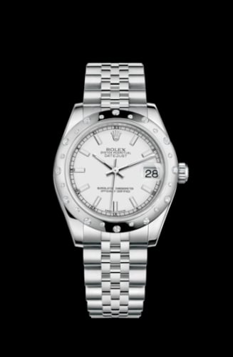 Rolex Datejust 31 Stainless Steel Domed Diamond / Jubilee / White