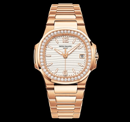 Patek Philippe Nautilus 7010 Rose Gold / White