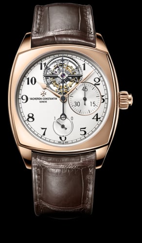 Vacheron Constantin Harmony Tourbillon Chronograph Pink Gold / Black numerals