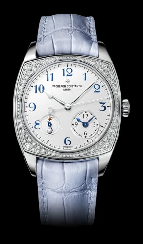 Vacheron Constantin Harmony Dual Time Small Model White Gold / Diamond / Blue Numerals
