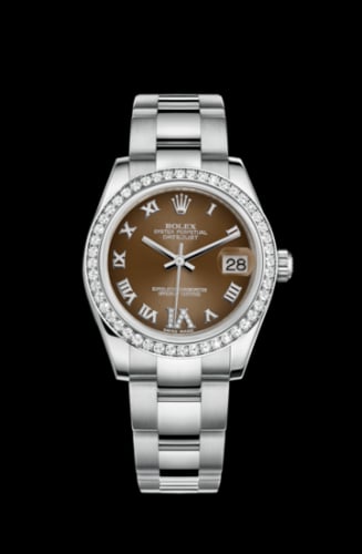 Rolex Datejust 31 Stainless Steel Diamond / Oyster / Bronze - Roman