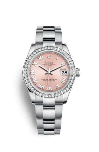 Rolex Datejust 31 Stainless Steel Diamond / Oyster / Pink - Roman