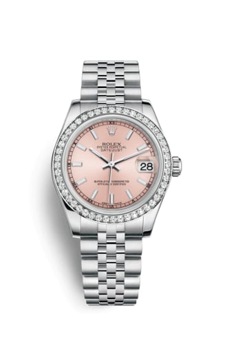 Rolex Datejust 31 Stainless Steel Diamond / Jubilee / Pink