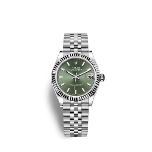 Rolex Datejust 31 Stainless Steel Fluted / Jubilee / Green