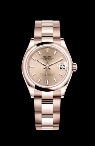 Rolex Datejust 31 Rose Gold / Domed / Rose / Oyster