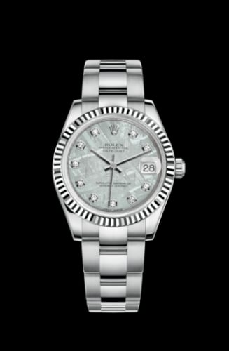 Rolex Datejust 31 Stainless Steel Fluted / Oyster / Meteorite