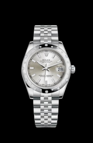 Rolex Datejust 31 Stainless Steel Domed Diamond / Jubilee / Silver