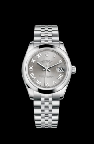 Rolex Datejust 31 Stainless Steel Domed / Jubilee / Rhodium Roman