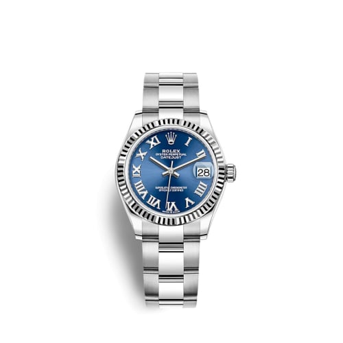 Rolex Datejust 31 Stainless Steel / Fluted / Blue - Roman / Oyster